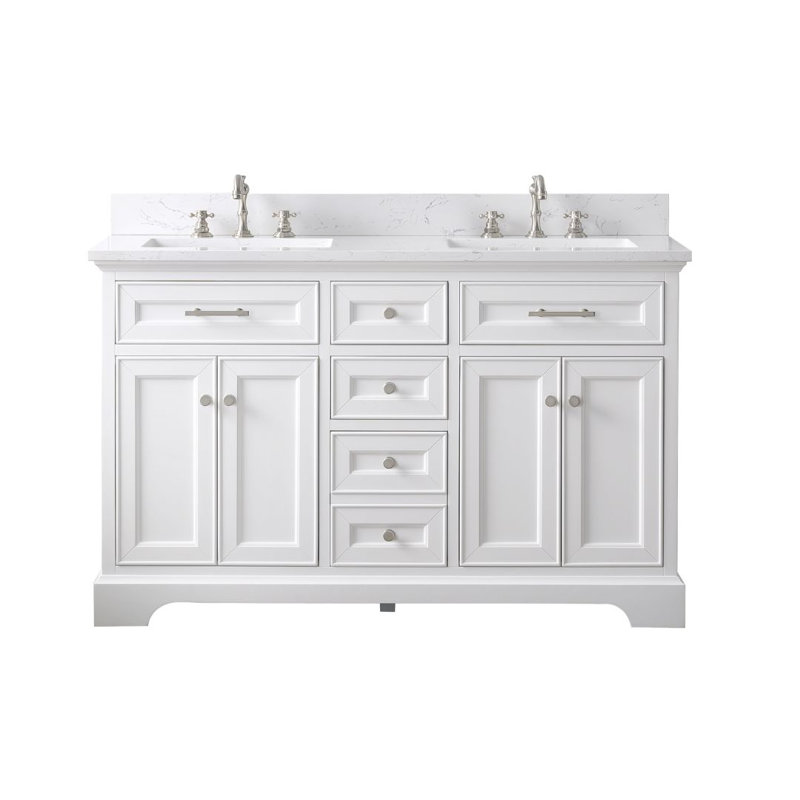 Sterling Rivers Thompson 54" Double Bathroom Vanity Set & Reviews